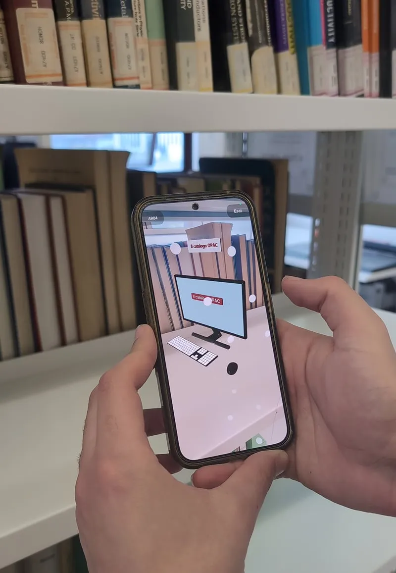 Biblio + | University of Parma Central Library in Augmented Reality — image 3 of 28