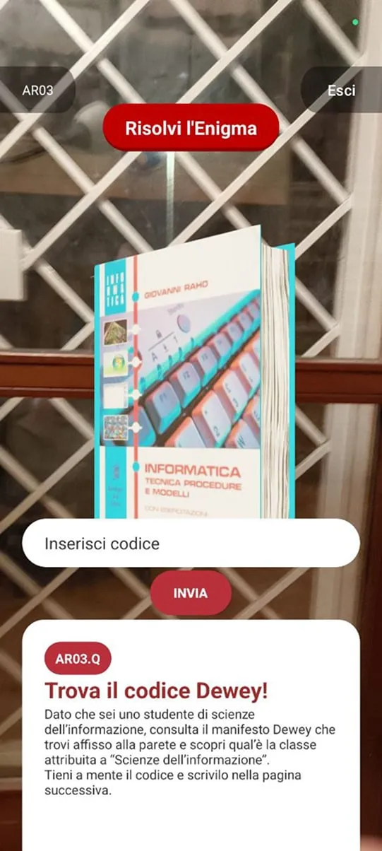 Biblio + | University of Parma Central Library in Augmented Reality — image 4 of 28