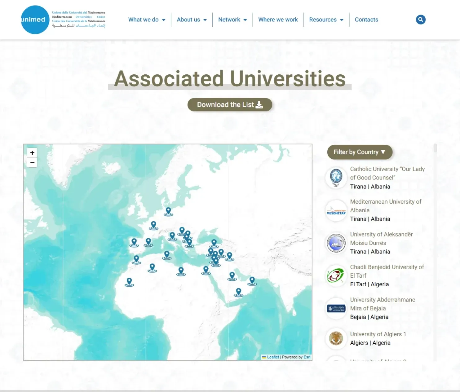 الواجهة الإدارية لإدارة المحتوى - UNIMED — صورة 3 من 6