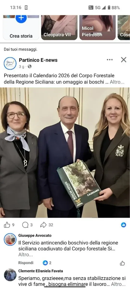 التقويم الرسمي 2026 - Corpo Forestale della Regione Siciliana — صورة 6 من 11
