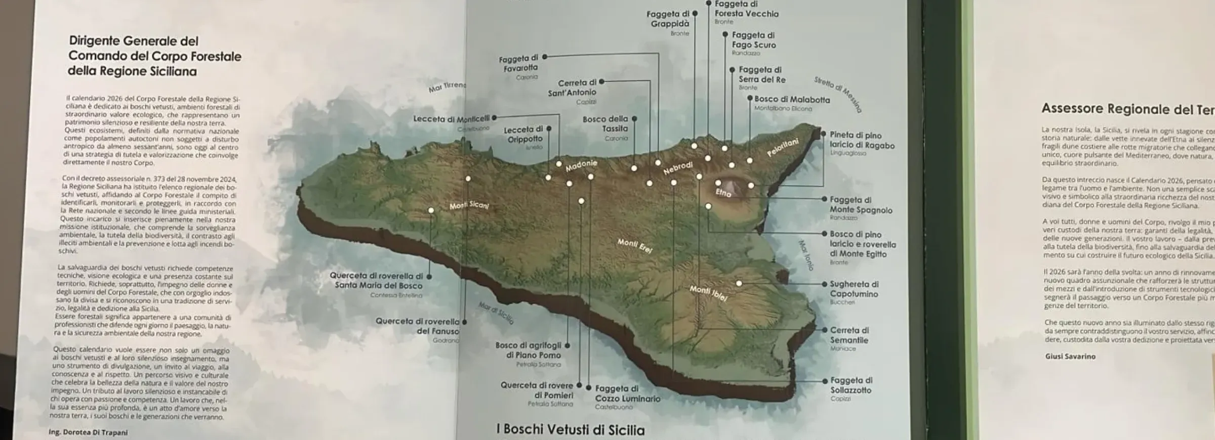 التقويم الرسمي 2026 - Corpo Forestale della Regione Siciliana — صورة 10 من 11