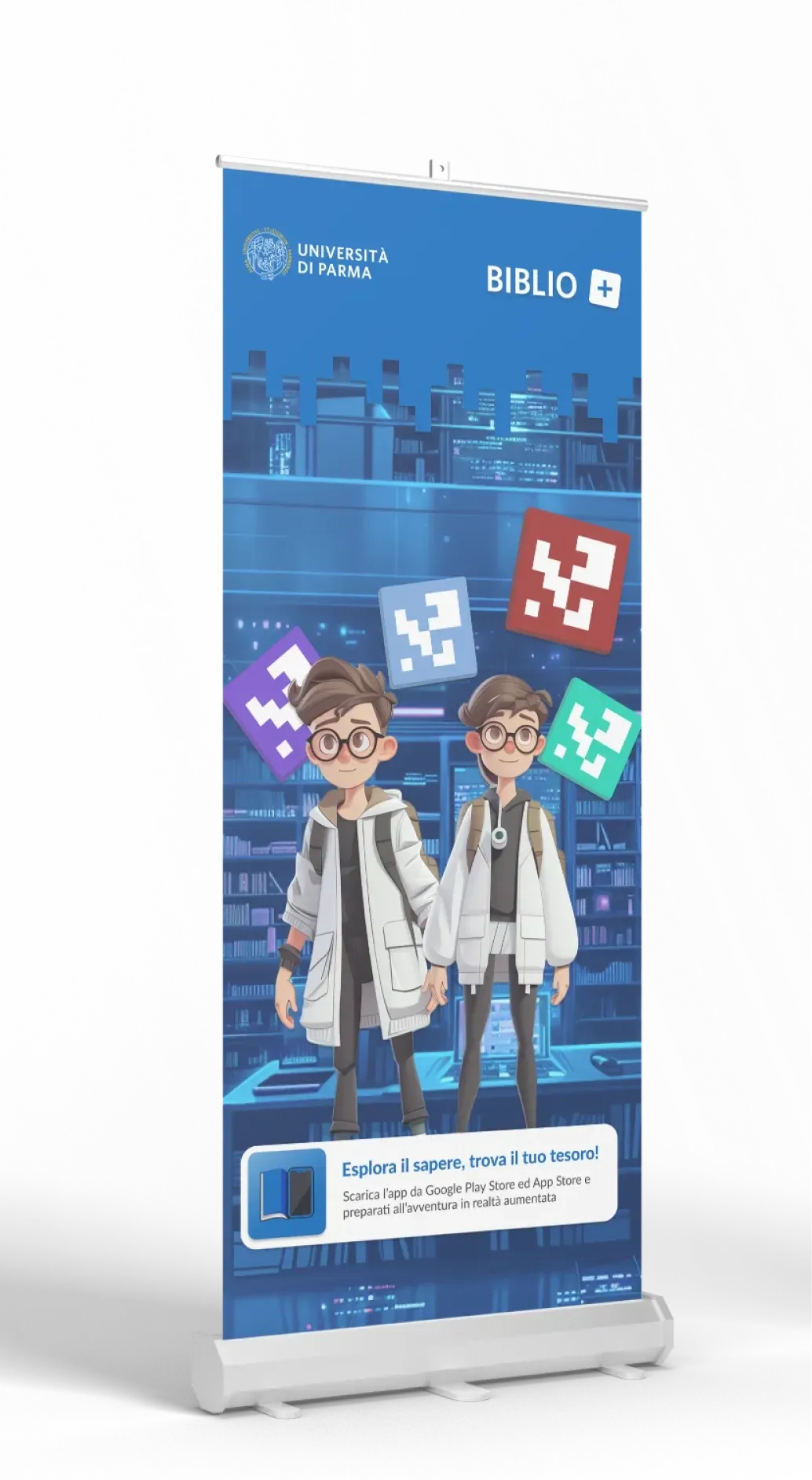 Biblio + | University of Parma Central Library in Augmented Reality — image 23 of 28